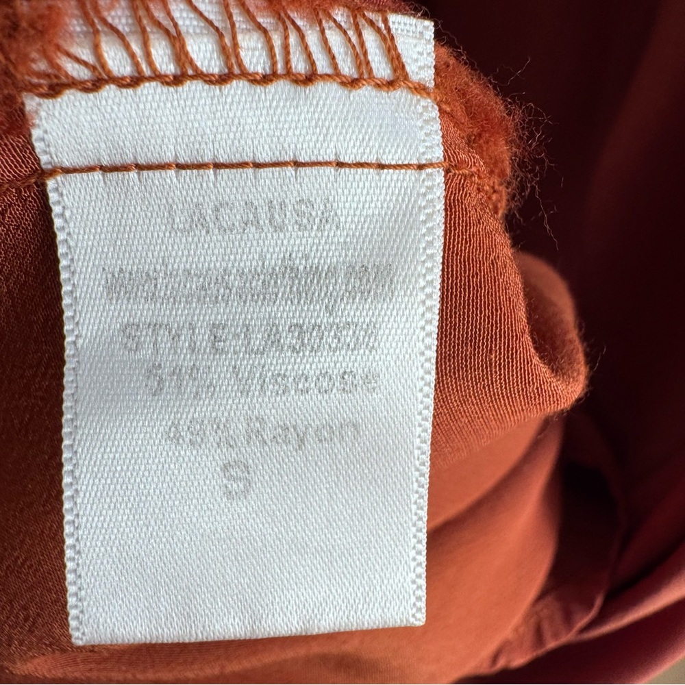 Anthropologie Lacausa Melody Dress Midi size Small - Picture 5 of 6